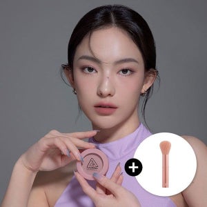 3CE [애쉬라벤더]3CE 페이스 블러쉬 (증)글로우 멀티 유즈 브러쉬