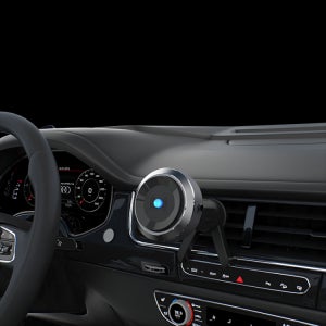 차량용 흡착식 무선충전거치대 플립 폴드 AWC600 시거잭충전기 사은품