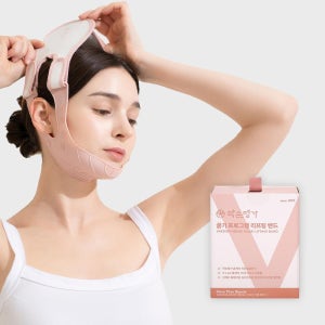 약손명가헬스케어 (정상가 59,800원) 약손명가 리프팅밴드 PRO 1Box  골기프로그램  탄력 이중턱 브이밴드