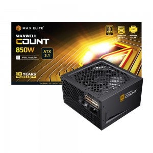 맥스엘리트 MAXWELL COUNT 850W 80PLUS GOLD 풀모듈러 ATX 3.1 (PCIE5)
