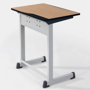 와이드클래식플러스 우레탄B 학원용책상 1인용 책걸상 수강용 연수용