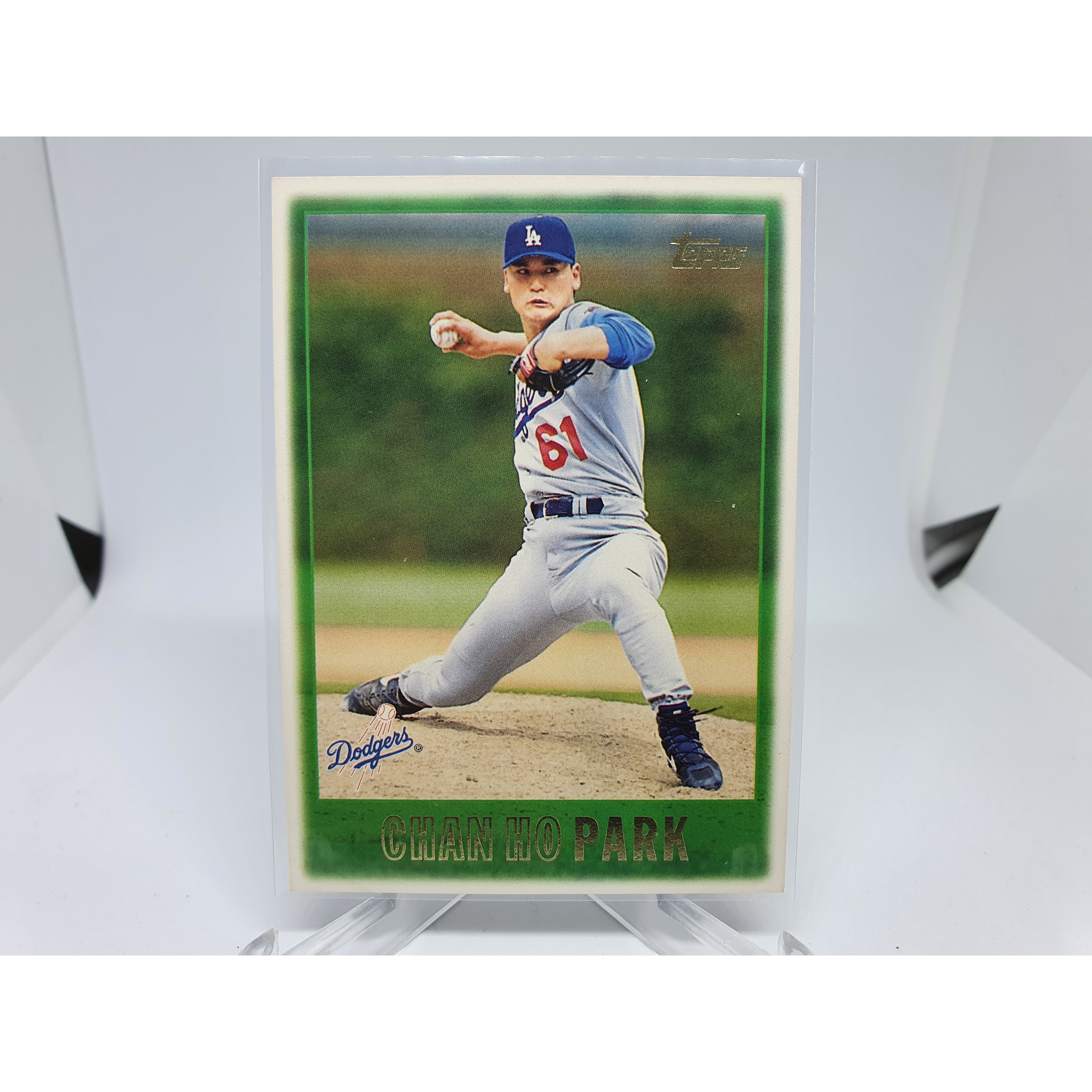 박찬호 MLB 야구카드 1997 Topps LA 다저스 MLB카드  1개