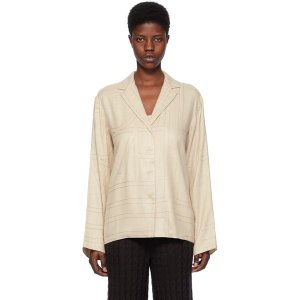 토템 셔츠 블라우스 241 WRT976 FB0080 LIGHT BEIGE MLNG 여성 241771F109001