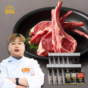 고메프리미엄 프렌치랙 양갈비 250gx10팩+시즈닝3종x3세트 TV상품