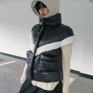 [에이리프] [사은품 핸드워머 쿠션 증정] 엘리온 구스 베스트_BLACK