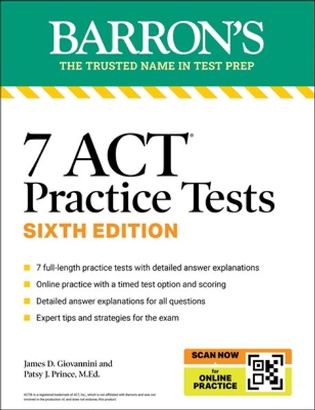 7 ACT Practice Tests, 6/E