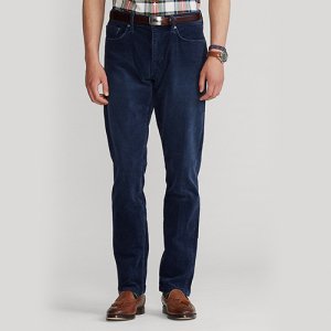 폴로 랄프로렌 맨 Varick 슬림핏 스트래치 코듀로이 면바지 3570-10001-0102-041 Navy