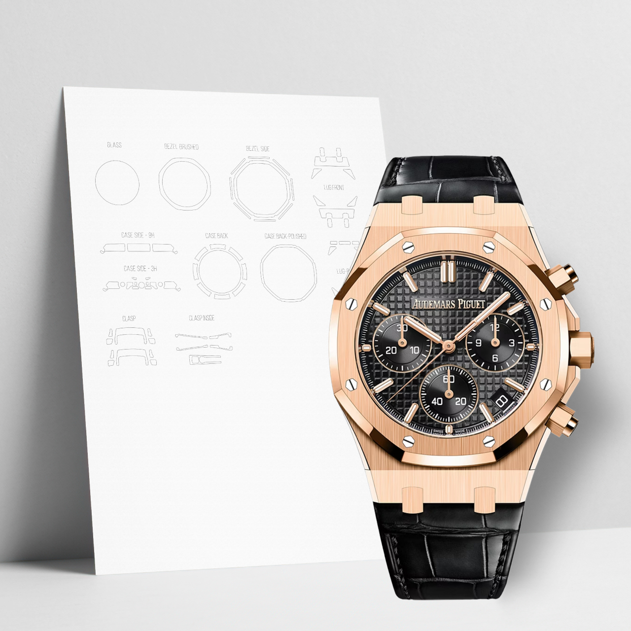 WatchShell 오데마 피게 로열 오크 OO 보호필름 26240OR D002CR 02