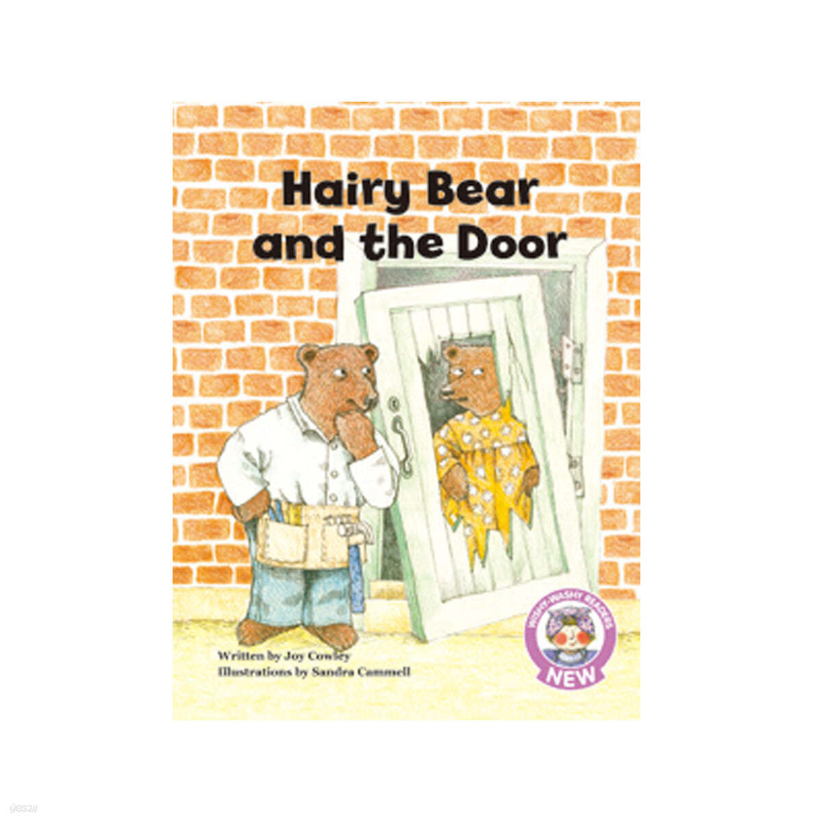 Hairy bear and the door