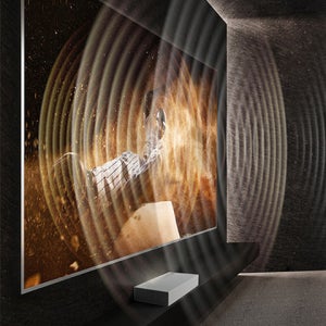 [블룸즈베리랩] 리버티 와이드 초단초점 전용 102인치 120인치 사운드온 빔스크린