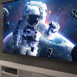 [블룸즈베리랩] 전동 스크린 노출형 122인치 152인치 빔스크린