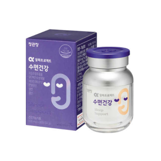 정관장 알파프로젝트 <b>수면건강</b> 600mg x 90개입