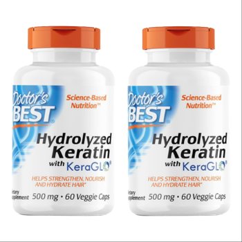 닥터스 베스트 하이드로라이즈 케라틴 위드 케라글로 500mg 60베지캡슐 X 2통