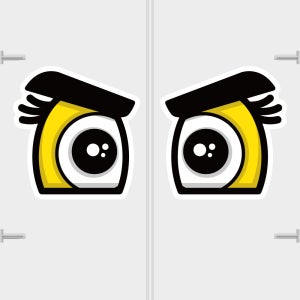 뭉키데코 고휘도 차량스티커 CES 077 집중하다