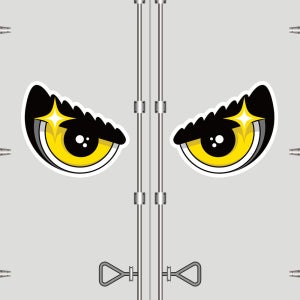 뭉키데코 고휘도 차량스티커 CES 050 매의 눈