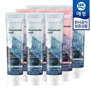 [애경]2080 히말라야 퓨어 솔트 치약 150g x9개 +고불소 키즈치약 50g x2개