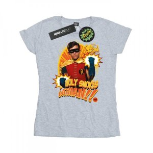 영국직구 디씨코믹스 여성용 배트맨 TV 시리즈 홀리 스모크 면 티셔츠