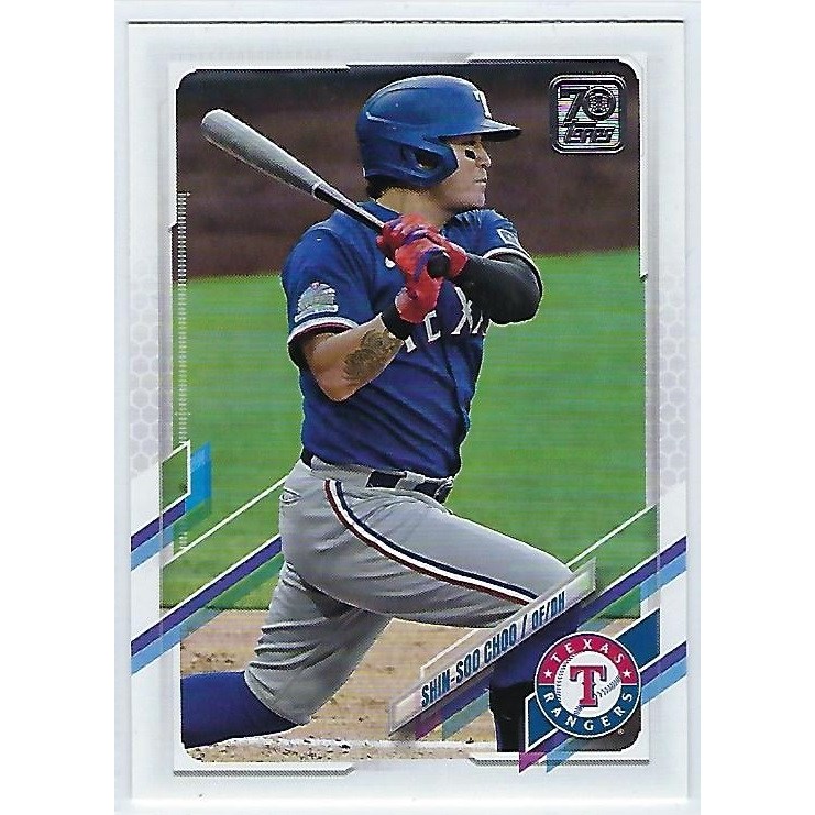 추신수 2021 TOPPS Series 2 야구카드 MLB카드 텍사스 레인저스 Texas Rangers  1개