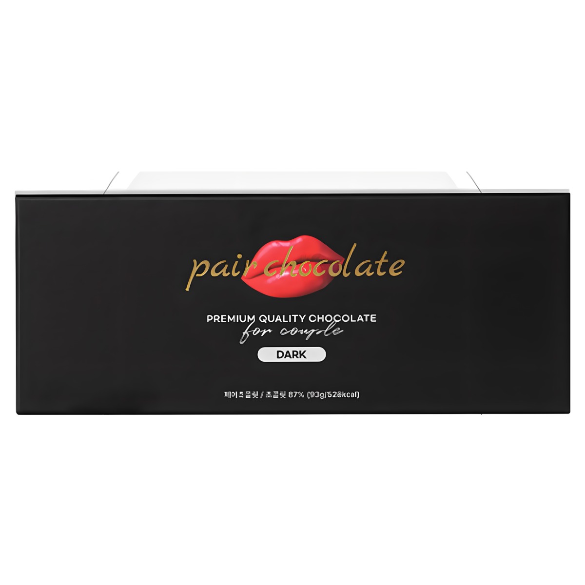 [커플초콜릿] 다크 페어초콜릿 연인이 함께 먹는 특별한 초콜릿 발렌타인데이 선물 여행  93g  1개