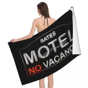 Bates 모텔 여행용 흡수성 목욕 수건  80x130cm