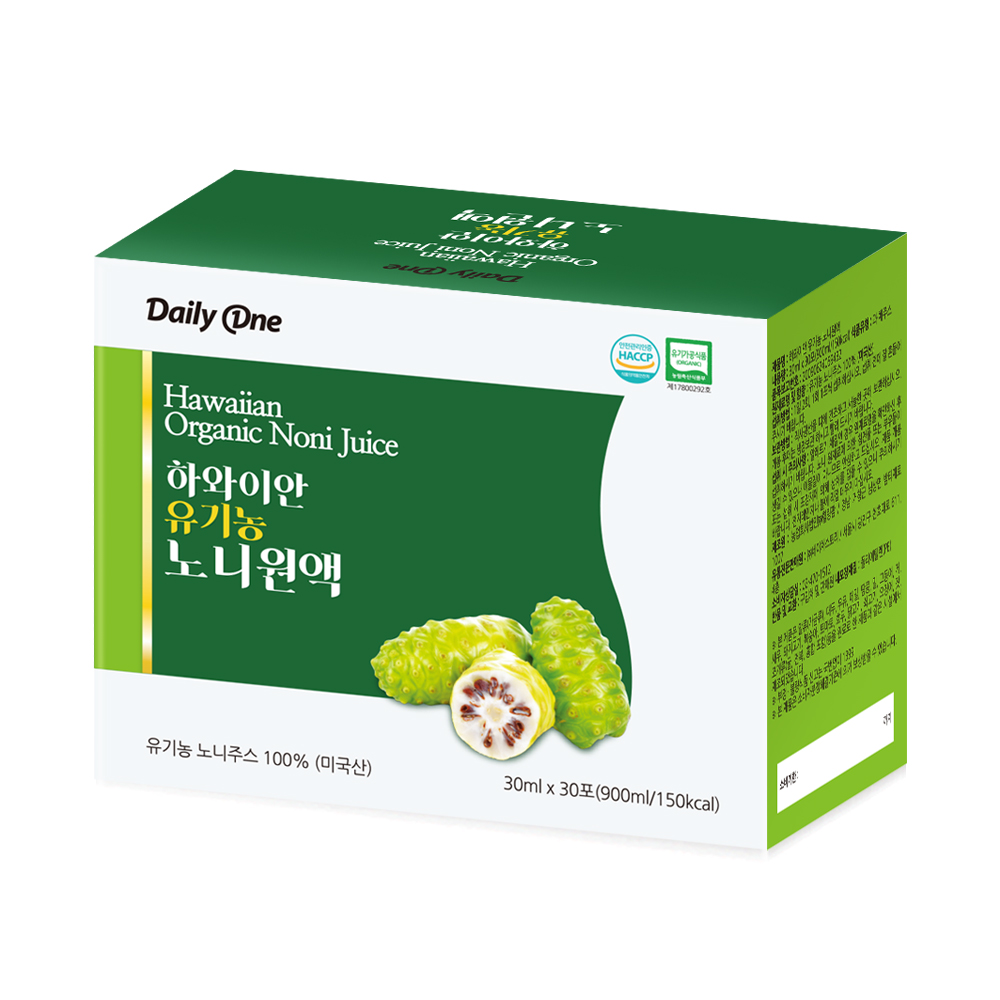 힐링팜 데일리원 하와이안 유기농 <b>노니</b> 원액 30ml x 30포