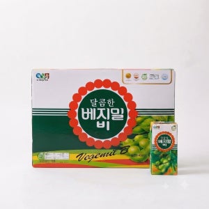 베지밀 비 달콤한 두유 190ml 96개입 HACCP 테트라팩 상온보관 어린이 영양보충 고소한 맛있는 칼슘 두유B