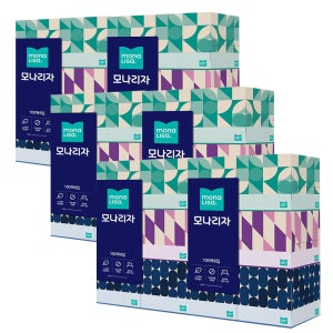 모나리자 미니 미용티슈 100매 6입 6팩