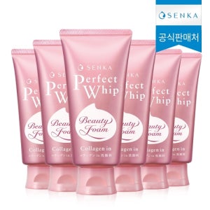 센카 퍼펙트휩 콜라겐 워시 클렌징폼 120g 6개
