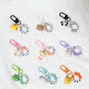 2개부터할인-9종 동글 동물 이니셜 키링 다 모여라!!, 밍밍씨