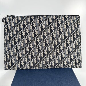 디올 A4 파우치 베이지블랙 2ESCA339YSE H05E 2ESCA339YSE H05E