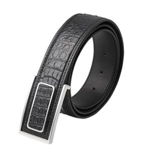 [백스테이] P5025  파디오 리얼악어가죽 남자 정장벨트