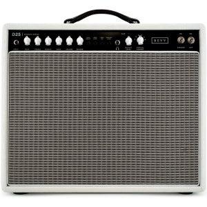 Revv Alpha Series D25 25/5 Watt 1x12 Combo-White Western Custom w/Silver Grill Cloth & Celestion Vin