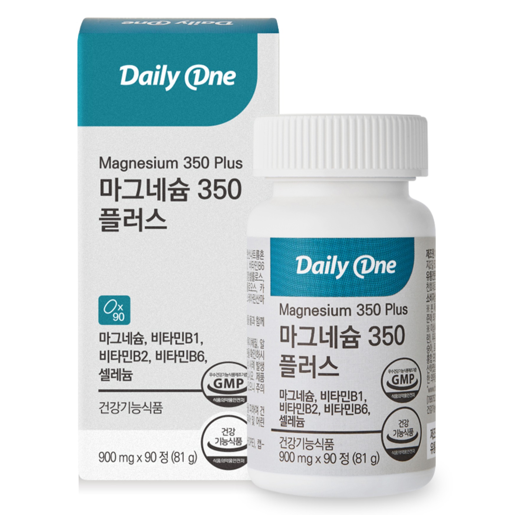 <b>데일리원 마그네슘</b> 350 플러스  90정  1개