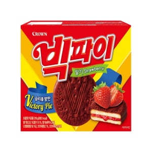 크라운 빅파이딸기 324g