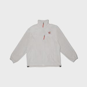 [배러댄서프] LOGO FLEECE JACKET - GREY 로고 플리스 자켓 - 그레이 AB23FW011GRE