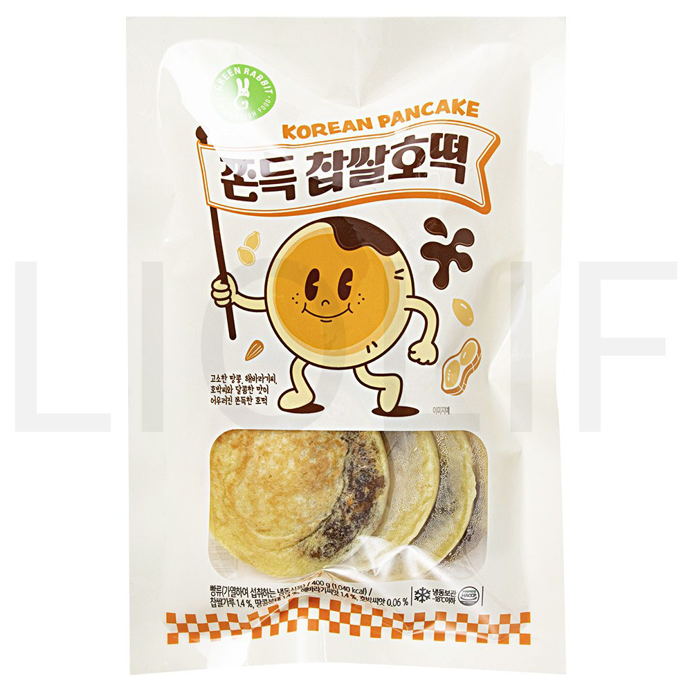 그린래빗 떡 쫀득 찹쌀호떡 냉동