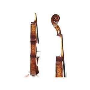 DZ 스트라드 바이올린 모델 505F Hellier Stradivarius 고급 명작 카피 풀 사이즈 4 4 - Full Size