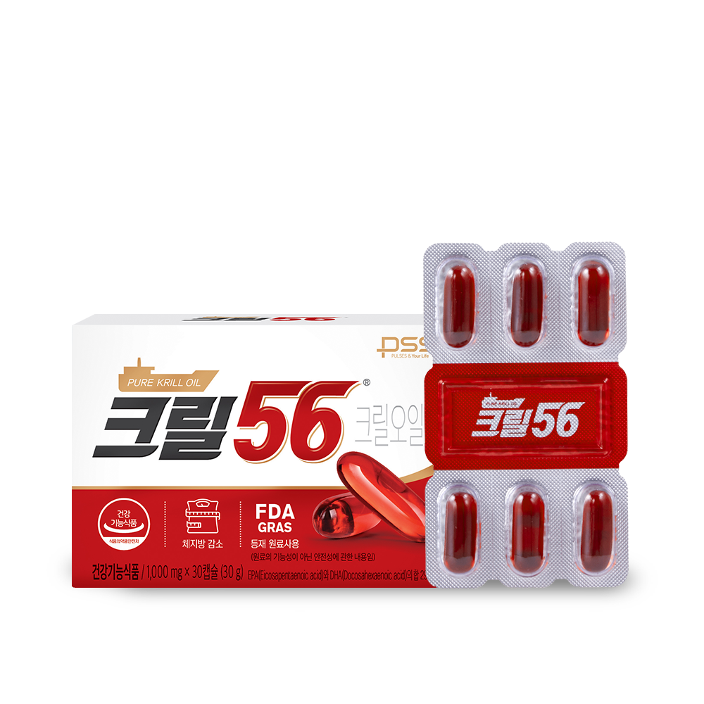 크릴56 <b>크릴오일</b> 1000mg x 30캡슐