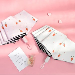 당근 UV 4단 우산 관공서 기업 개업 판촉물 기념품 답례품 홍보물품 도매