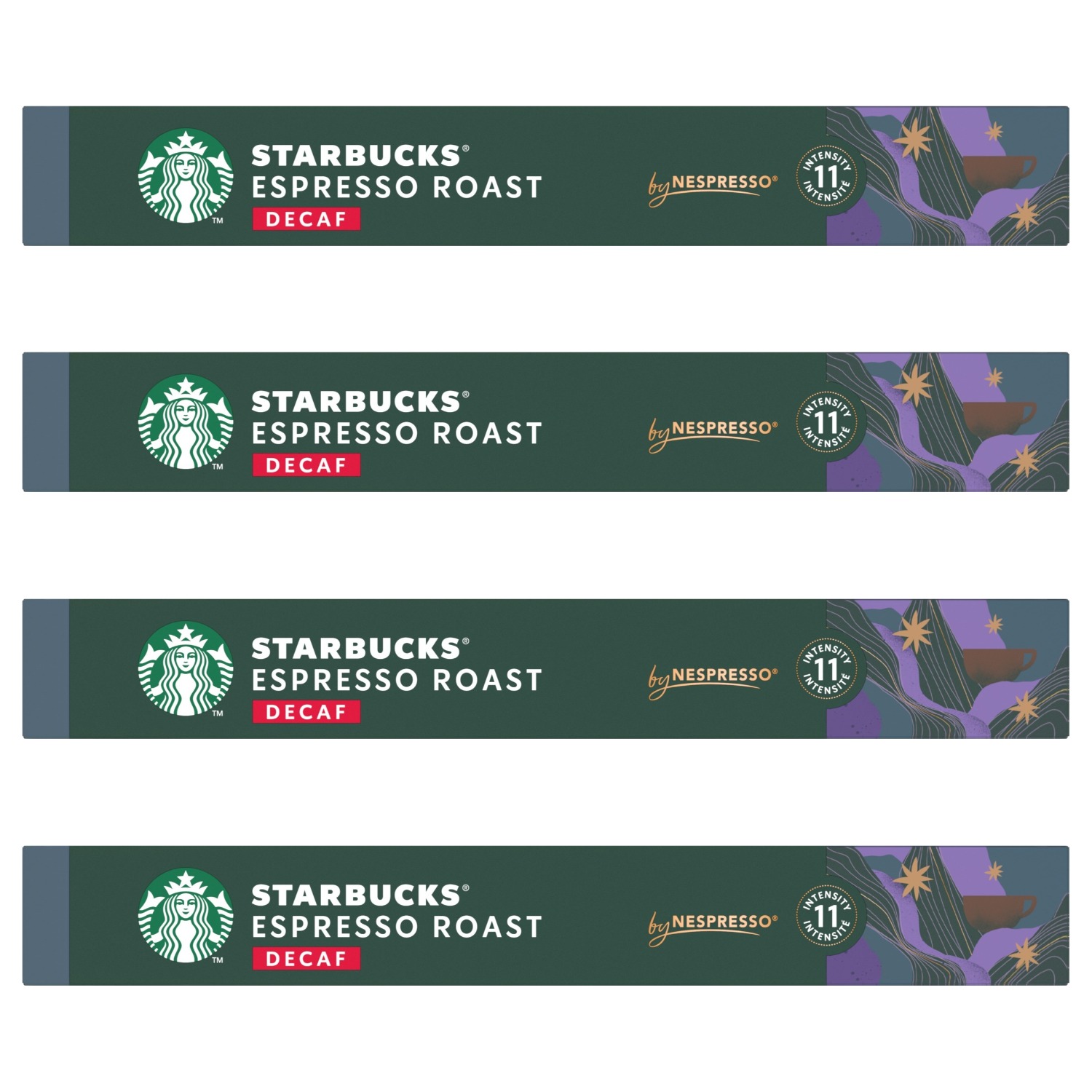 스타벅스 디카프 에스프레소 로스트 by 네스프레소 캡슐커피 10개입, 4개