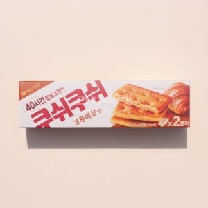 오리온 과자마켓 1400 쿠쉬쿠쉬 크루아상맛 2P 65.6gX20개입 1박스