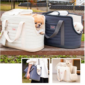 초코펫하우스 강아지 고양이 이동가방 애견 기내용 대중교통 캐리어 밀키백(일반형) 택