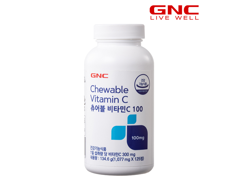 [GNC] 츄어블 <b>비타민C</b> 100 (125정) 42일분_50731 50731