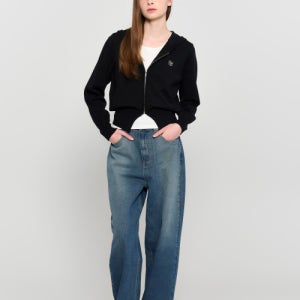 [제너럴아이디어] GNRL 에센셜 후드 집업 [BLACK] / WBD1L04507 WBD1L04507BK