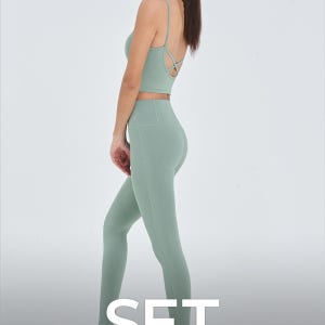 필라테스운동복하의 제로브라탑 운동 뉴베이직레깅스 스포츠웨어 세트