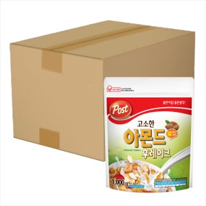 포스트 포스트 아몬드 후레이크 1kgx6개 (1박스)/2박스구매시 1000원 할인x넉넉한 유통기한