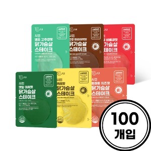 씨랩 렛츠버닝 케찹 바베큐맛 닭가슴살 스테이크 100g