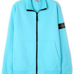 스톤아일랜드 64351 코튼 플리스 풀 지퍼 스웻셔츠 가먼트다잉 배지 풀집업 101564351 V0042 /1