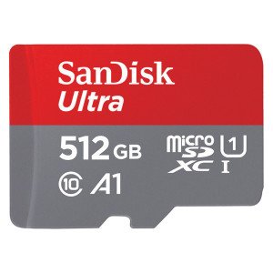 샌디스크 마이크로 SD카드 512GB 512기가 Ultra A1 핸드폰 닌텐도 카메라 외장 메모리