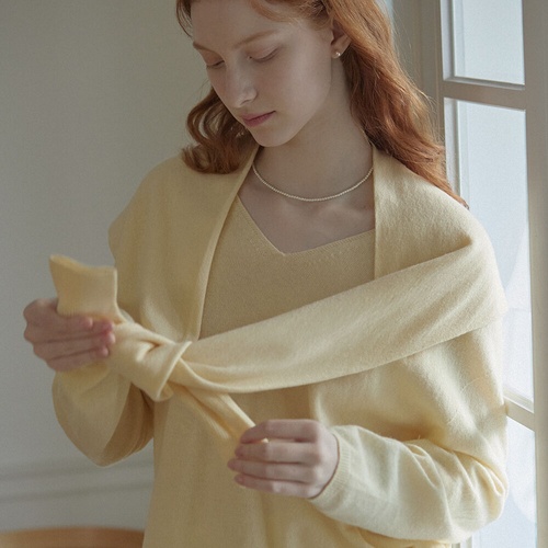 [논로컬] Wholegarment Shawl - 4Color